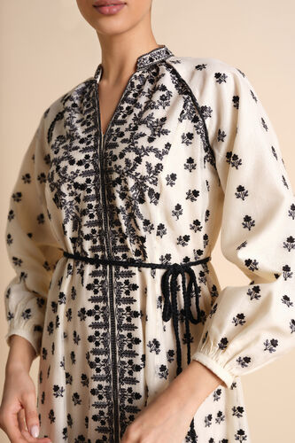 Sawsan Embroidered Mul Dress - White, White, image 10